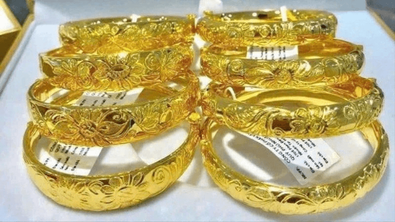 Giá vàng hôm nay (chiều 3-12): Giá vàng miếng SJC tăng