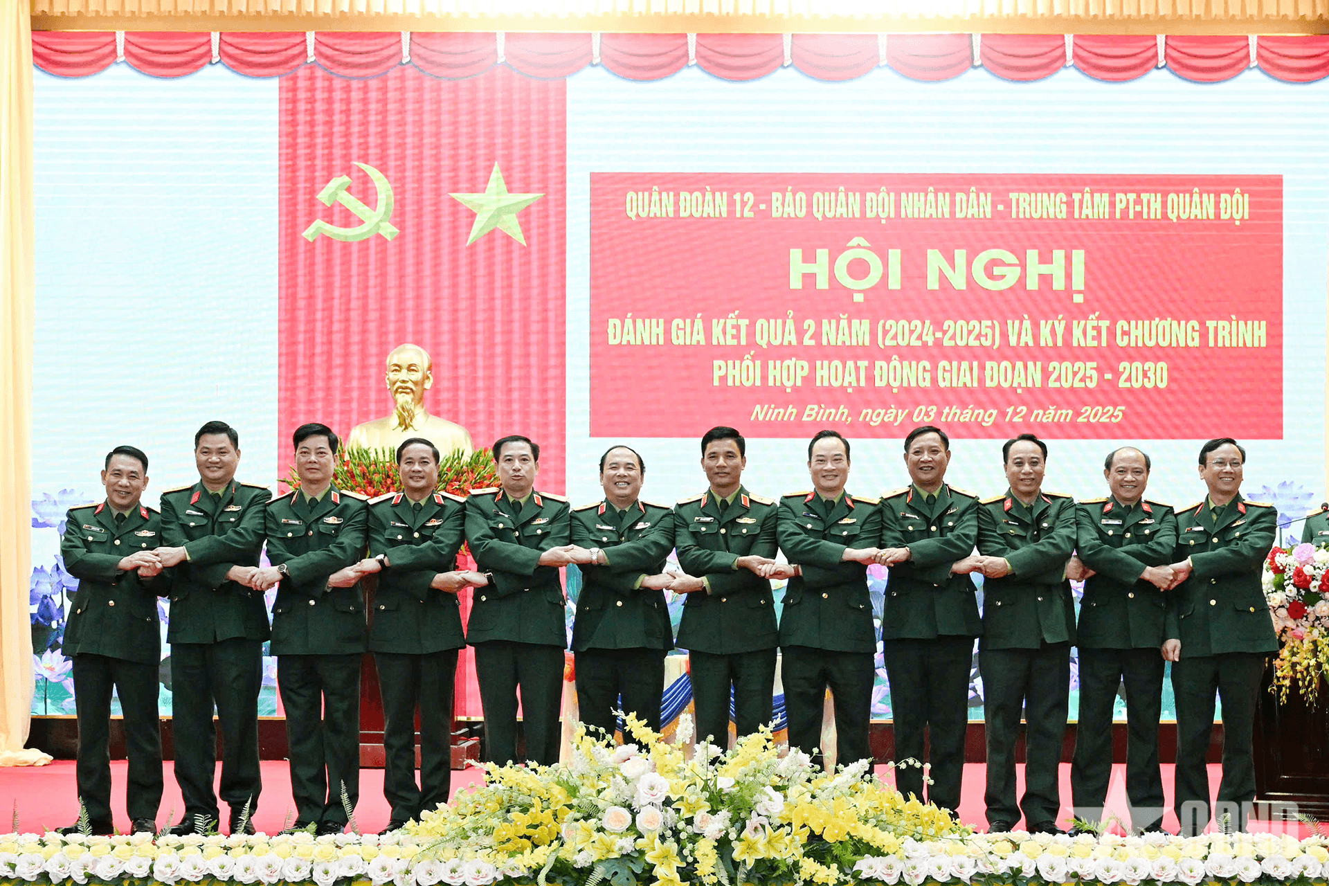 Triển khai hiệu quả hoạt động phối hợp giữa Quân đoàn 12, Báo Quân đội nhân dân và Trung tâm Phát thanh - Truyền hình Quân đội