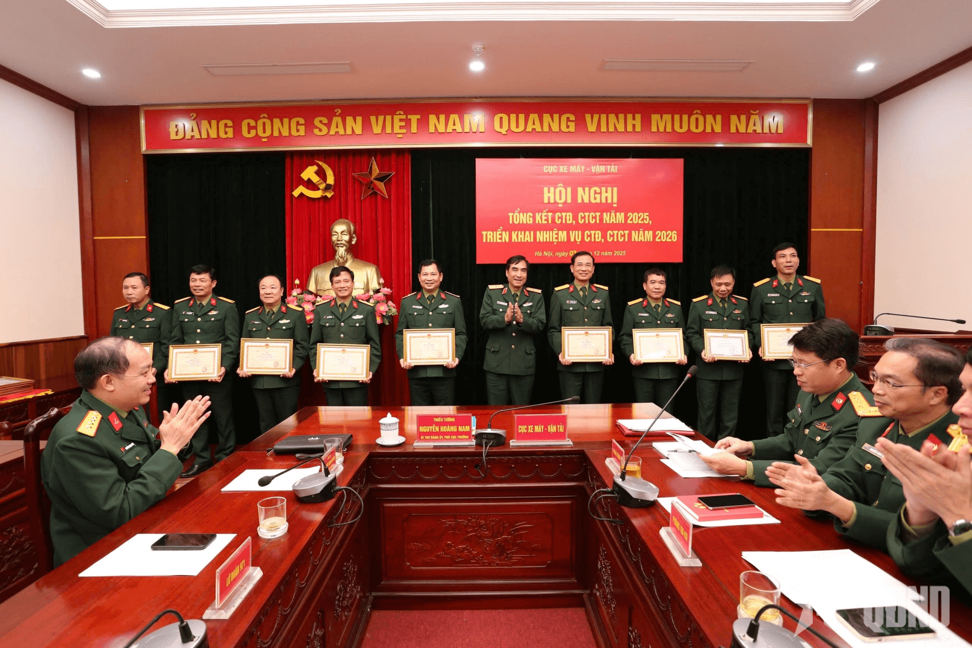 Cục Xe máy-Vận tải thực hiện tốt công tác Đảng, công tác chính trị năm 2025