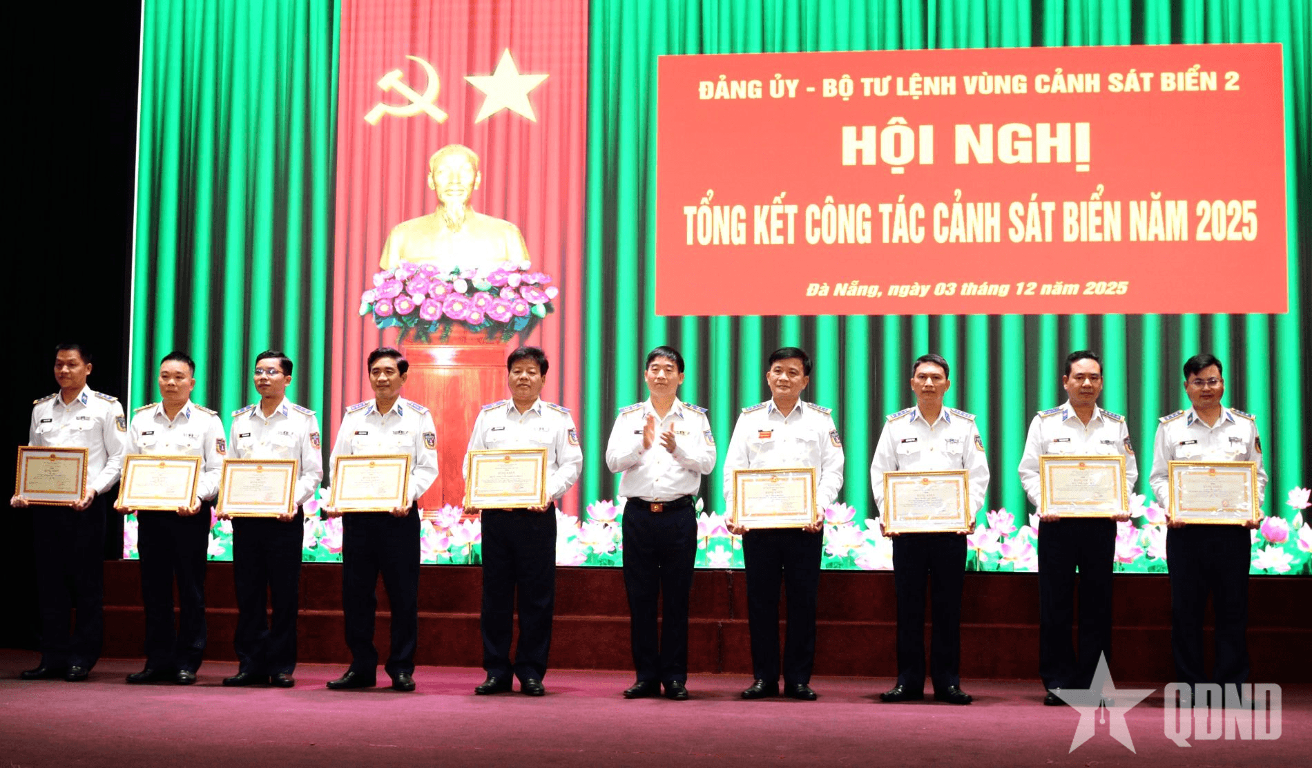 Vùng Cảnh sát biển 2 hoàn thành toàn diện các mặt công tác năm 2025