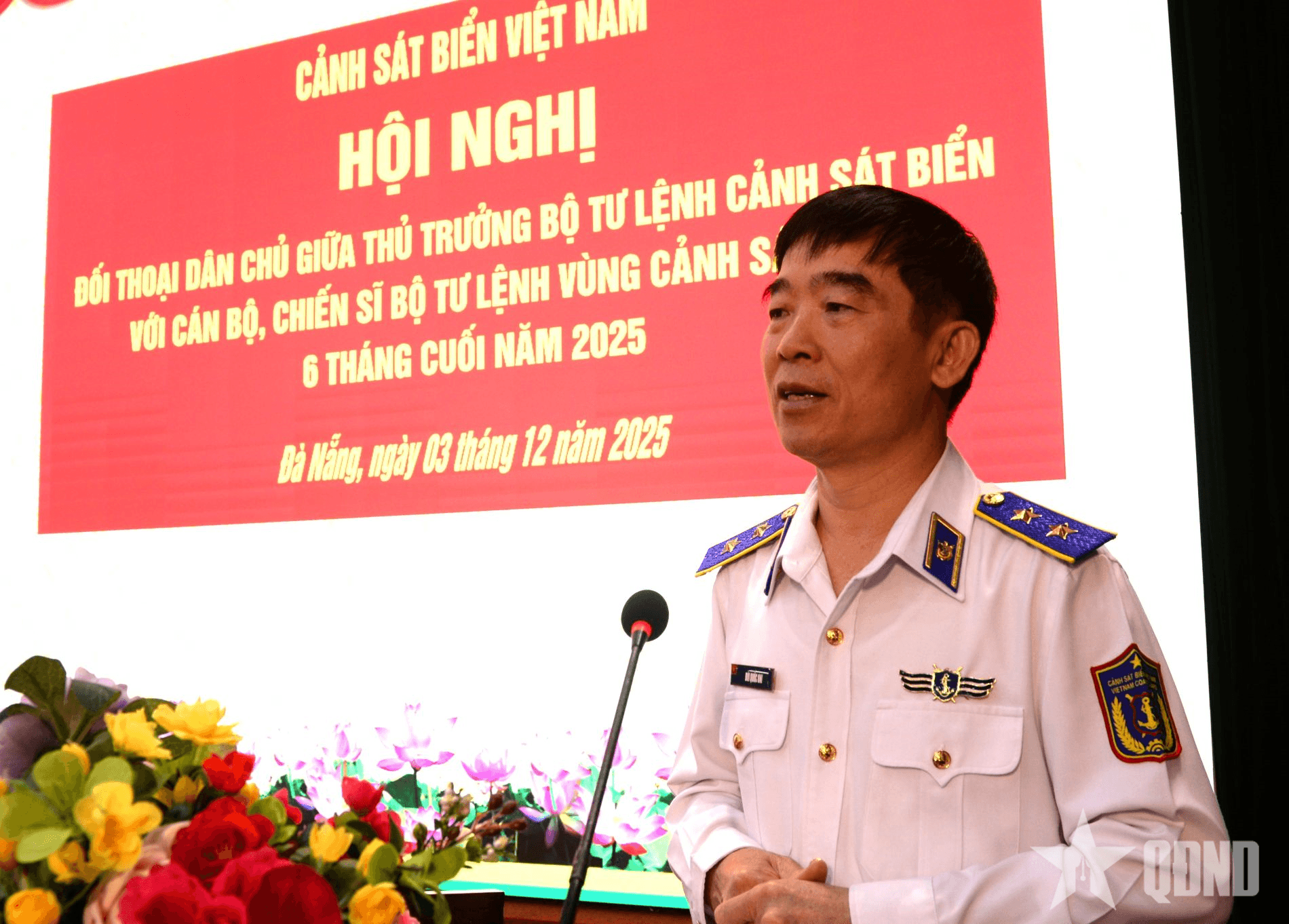Bộ tư lệnh Cảnh sát biển Việt Nam đối thoại dân chủ với cán bộ, chiến sĩ Vùng Cảnh sát biển 2