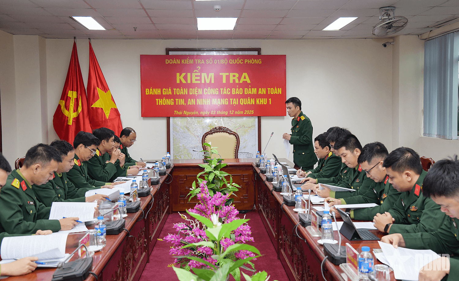 Kiểm tra, đánh giá toàn diện công tác bảo đảm an toàn thông tin, an ninh mạng tại Quân khu 1