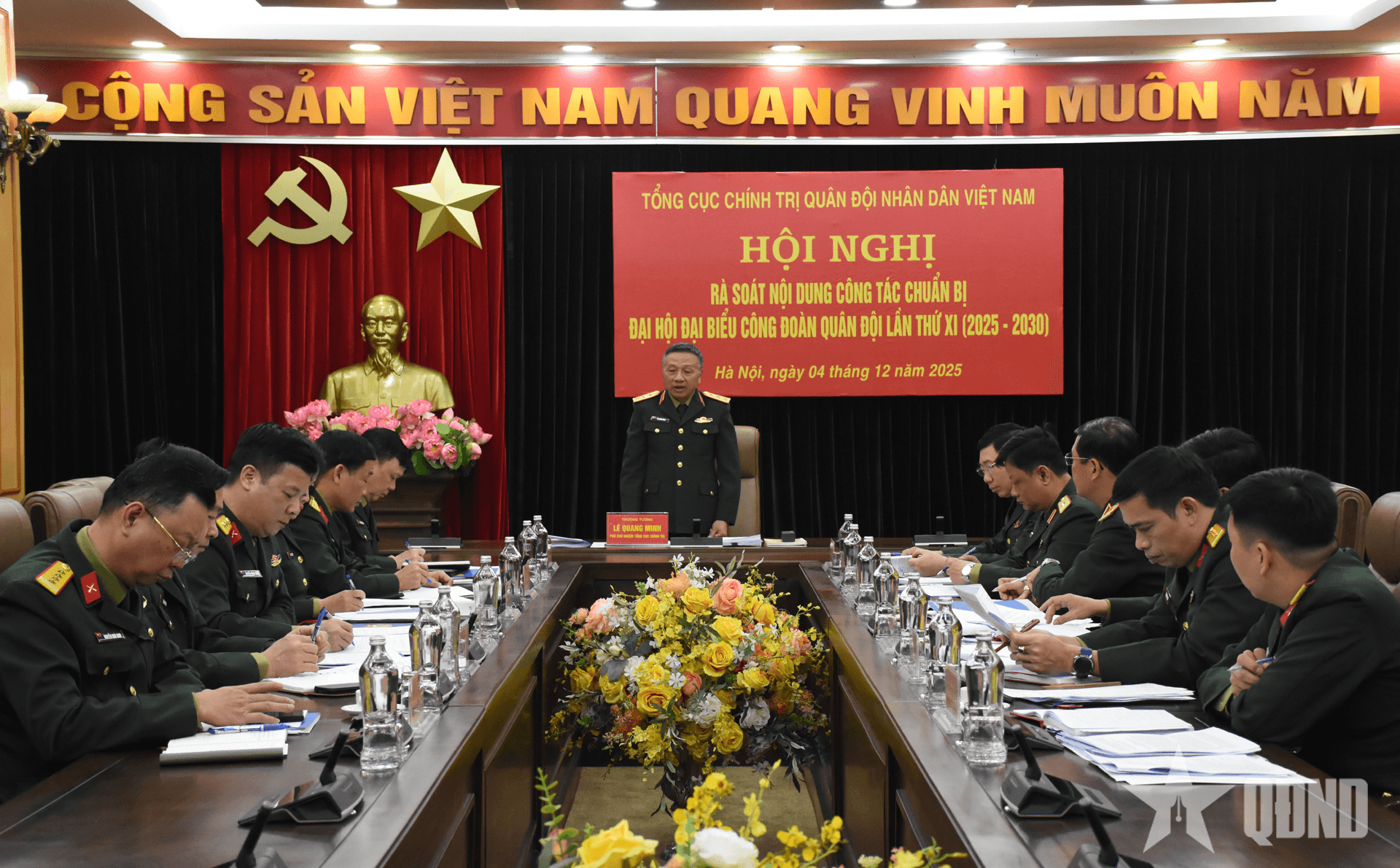 Thượng tướng Lê Quang Minh: Chuẩn bị chu đáo Đại hội đại biểu Công đoàn Quân đội lần thứ XI