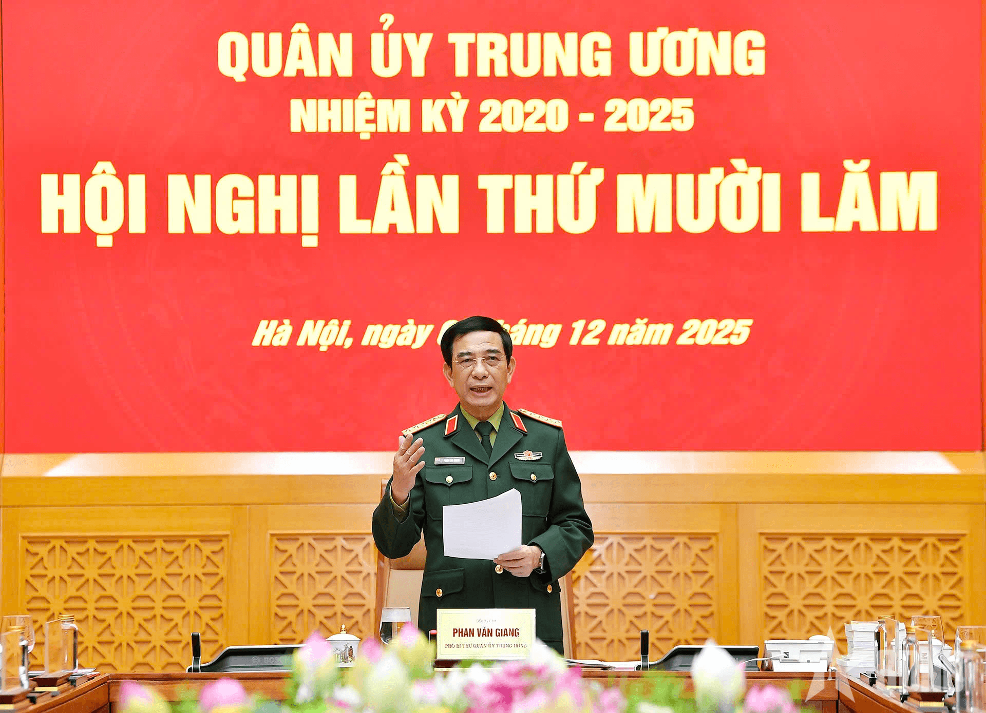 Hội nghị Quân ủy Trung ương lần thứ 15 tiếp tục xem xét, cho ý kiến về một số nội dung quan trọng