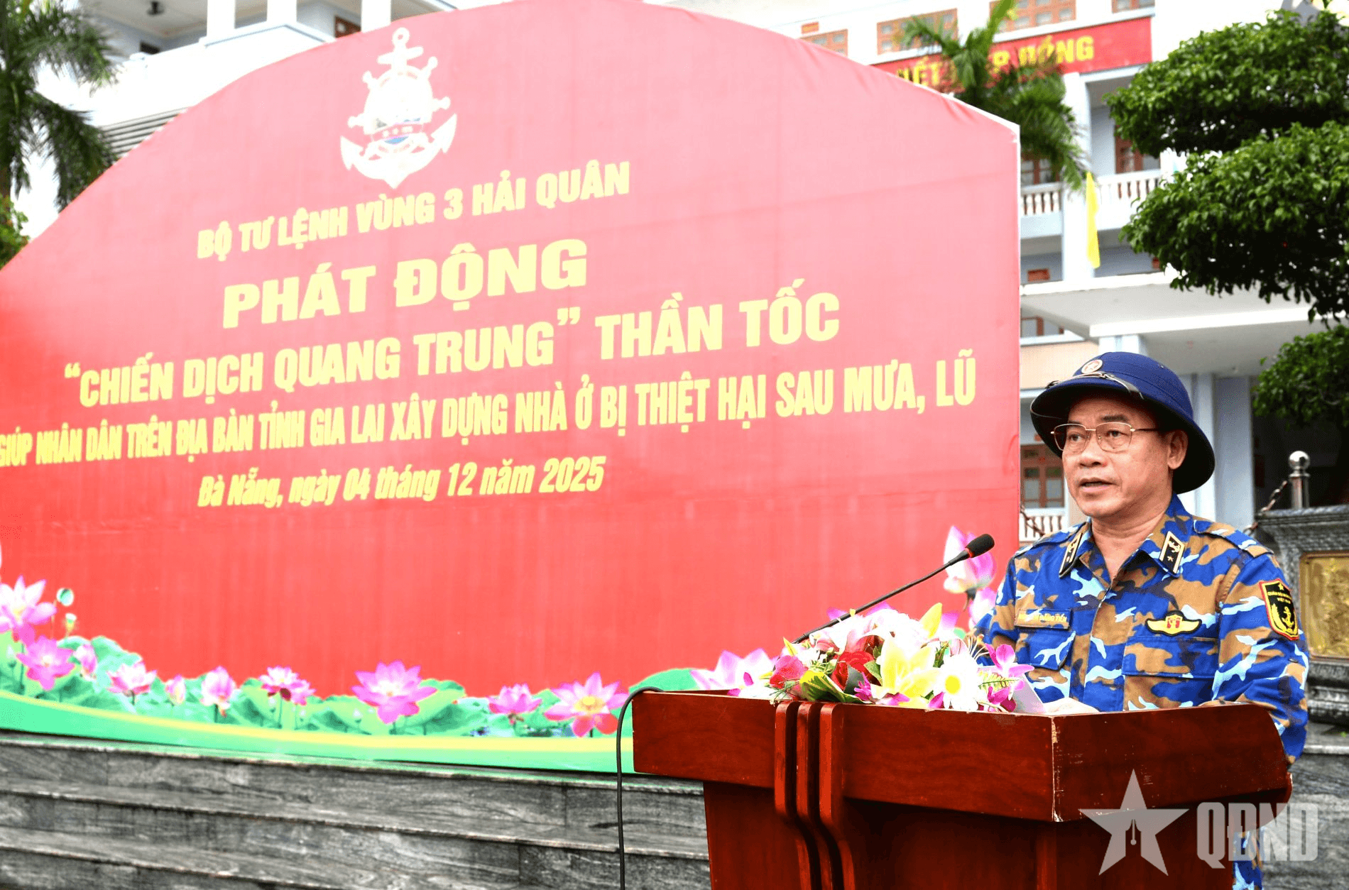 Vùng 3 Hải quân giúp nhân dân tỉnh Gia Lai xây dựng nhà ở