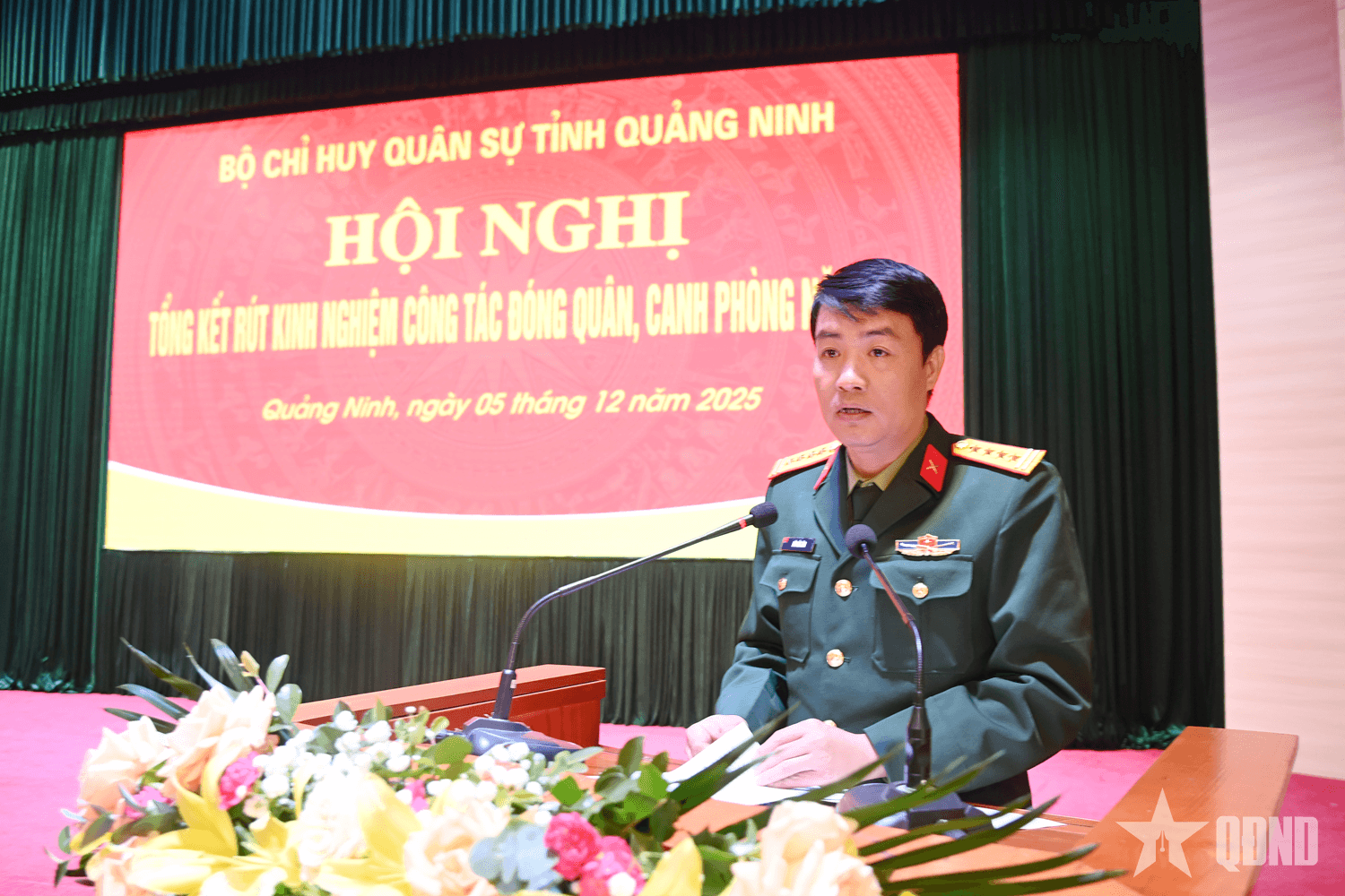 Bộ CHQS tỉnh Quảng Ninh: Tổng kết rút kinh nghiệm công tác đóng quân, canh phòng năm 2025