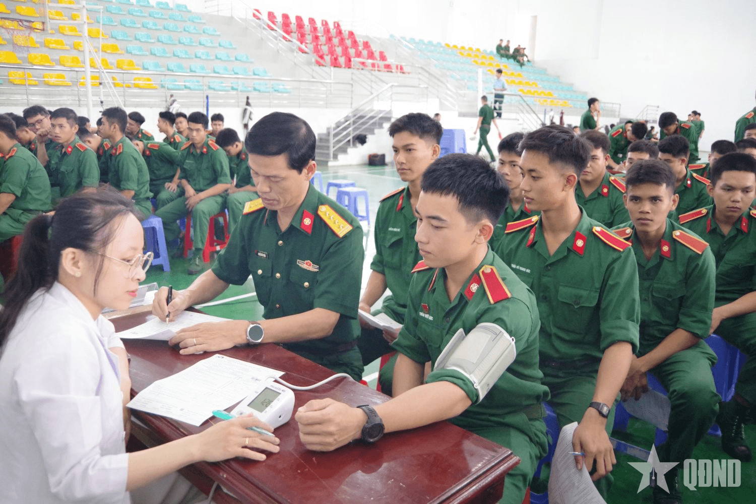 Trường Sĩ quan Thông tin: Hơn 550 cán bộ, chiến sĩ tham gia Ngày hội hiến máu tình nguyện
