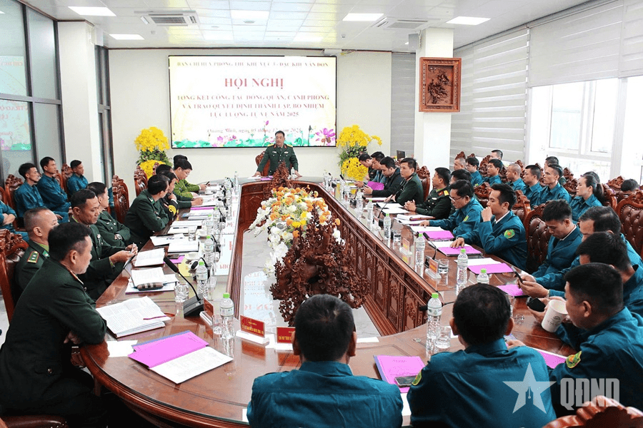 Ban Chỉ huy Phòng thủ khu vực 3 - Đặc khu Vân Đồn tổng kết công tác đóng quân, canh phòng