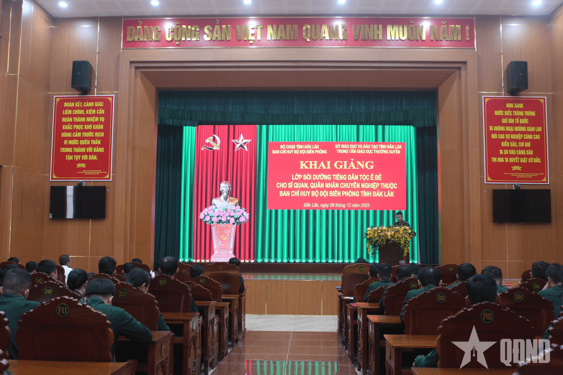 Bộ đội Biên phòng tỉnh Đắk Lắk tăng cường bồi dưỡng tiếng dân tộc Ê Đê