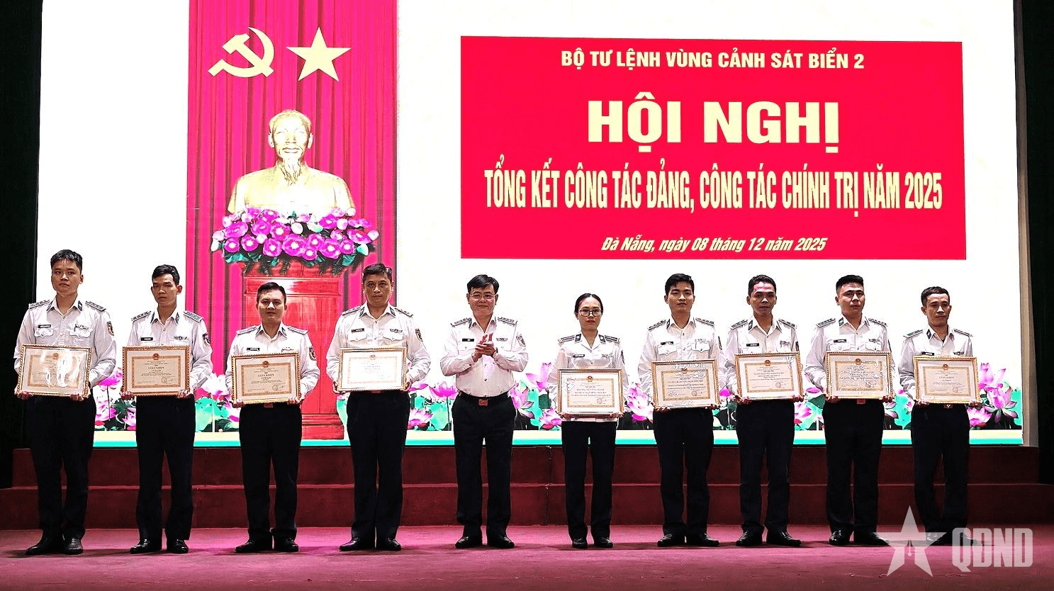 Vùng Cảnh sát biển 2: Công tác Đảng, công tác chính trị đạt nhiều kết quả nổi bật