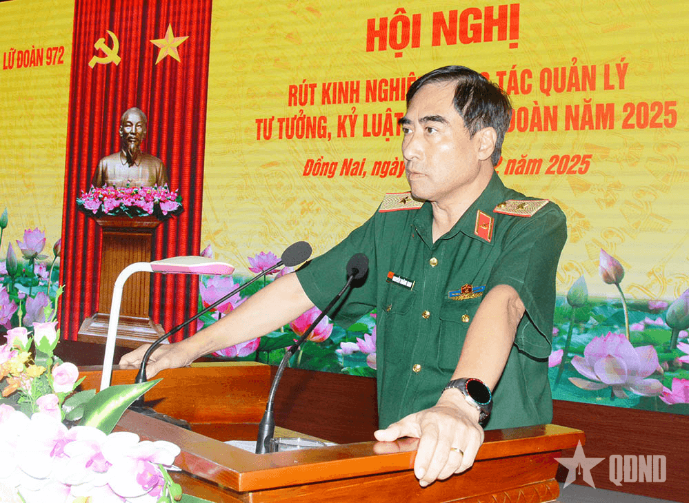 Lữ đoàn 972 vững vàng tư tưởng, chấp hành nghiêm pháp luật, kỷ luật