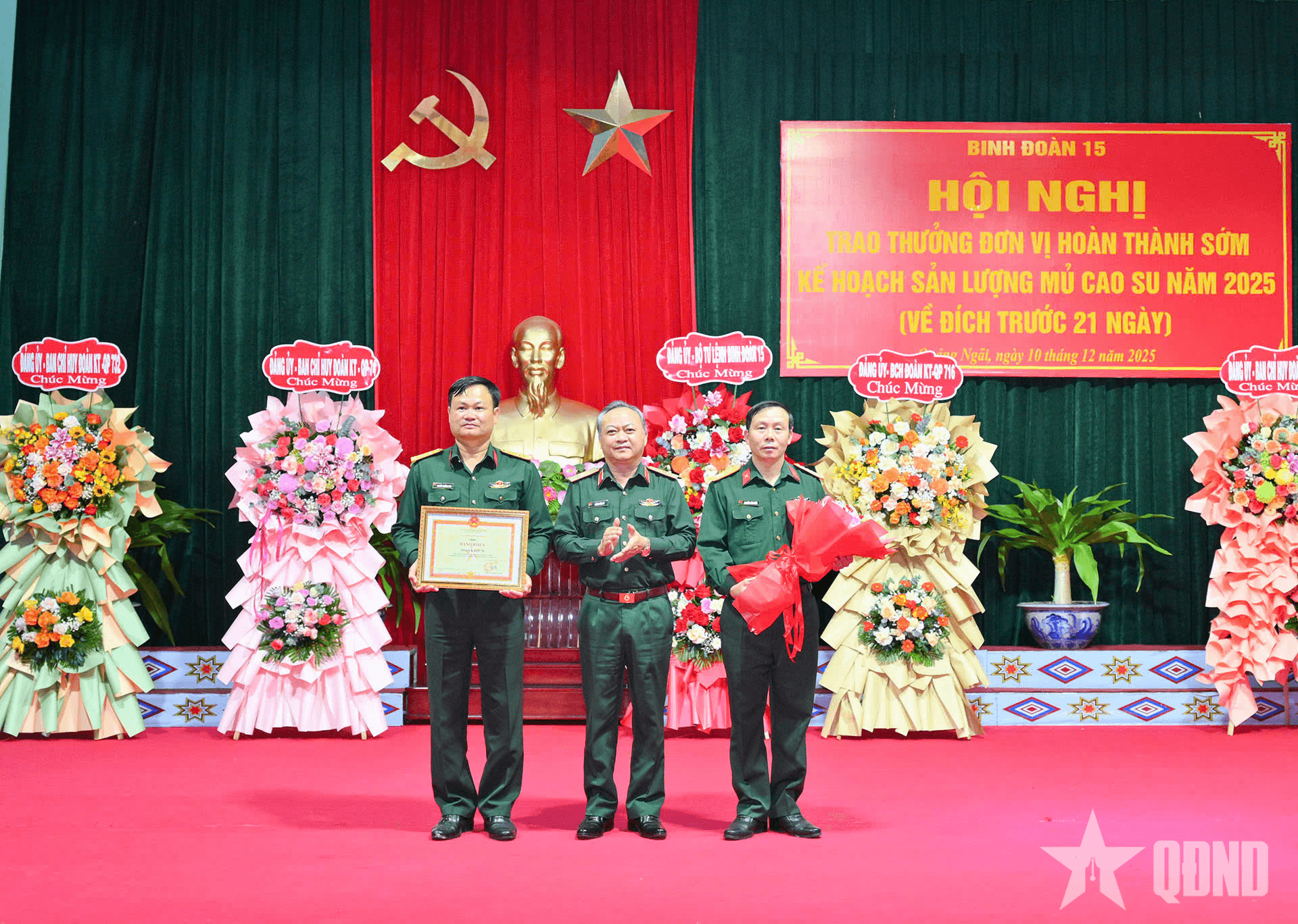 Đoàn Kinh tế - Quốc phòng 78 (Binh đoàn 15): Xuất sắc về đích sản lượng mủ cao su trước 21 ngày