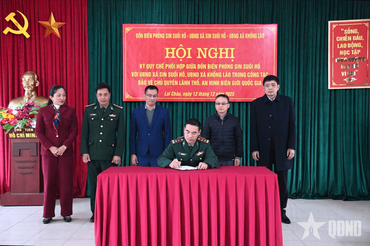 Ký kết quy chế phối hợp trong công tác bảo vệ chủ quyền lãnh thổ, an ninh biên giới quốc gia