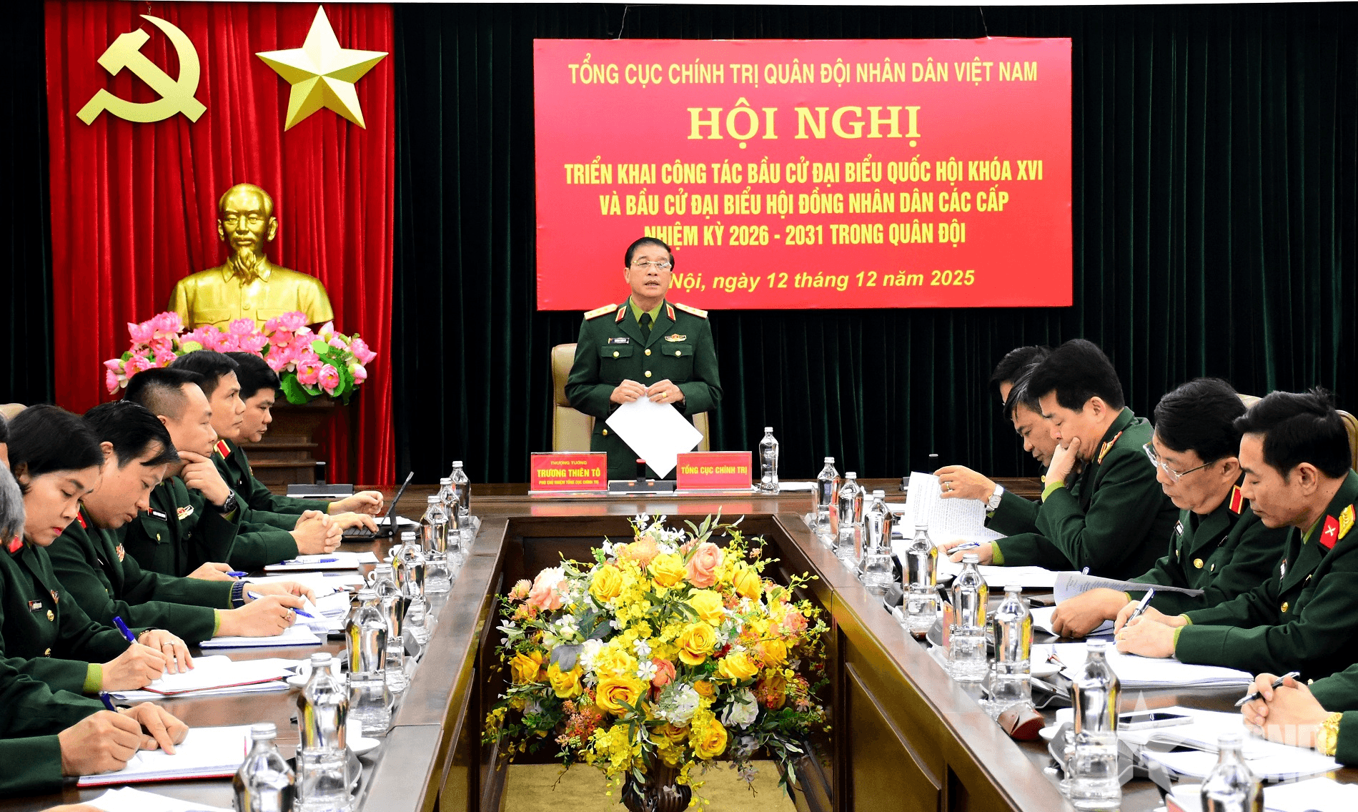 Triển khai hướng dẫn thực hiện công tác bầu cử trong Quân đội