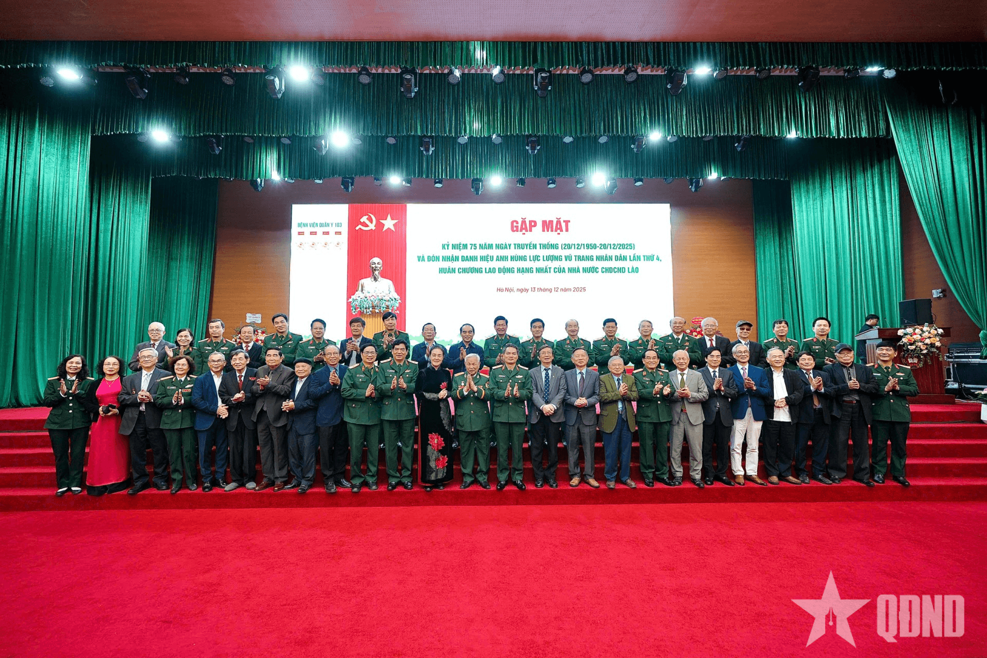 Bệnh viện Quân y 103 gặp mặt kỷ niệm 75 năm Ngày truyền thống
