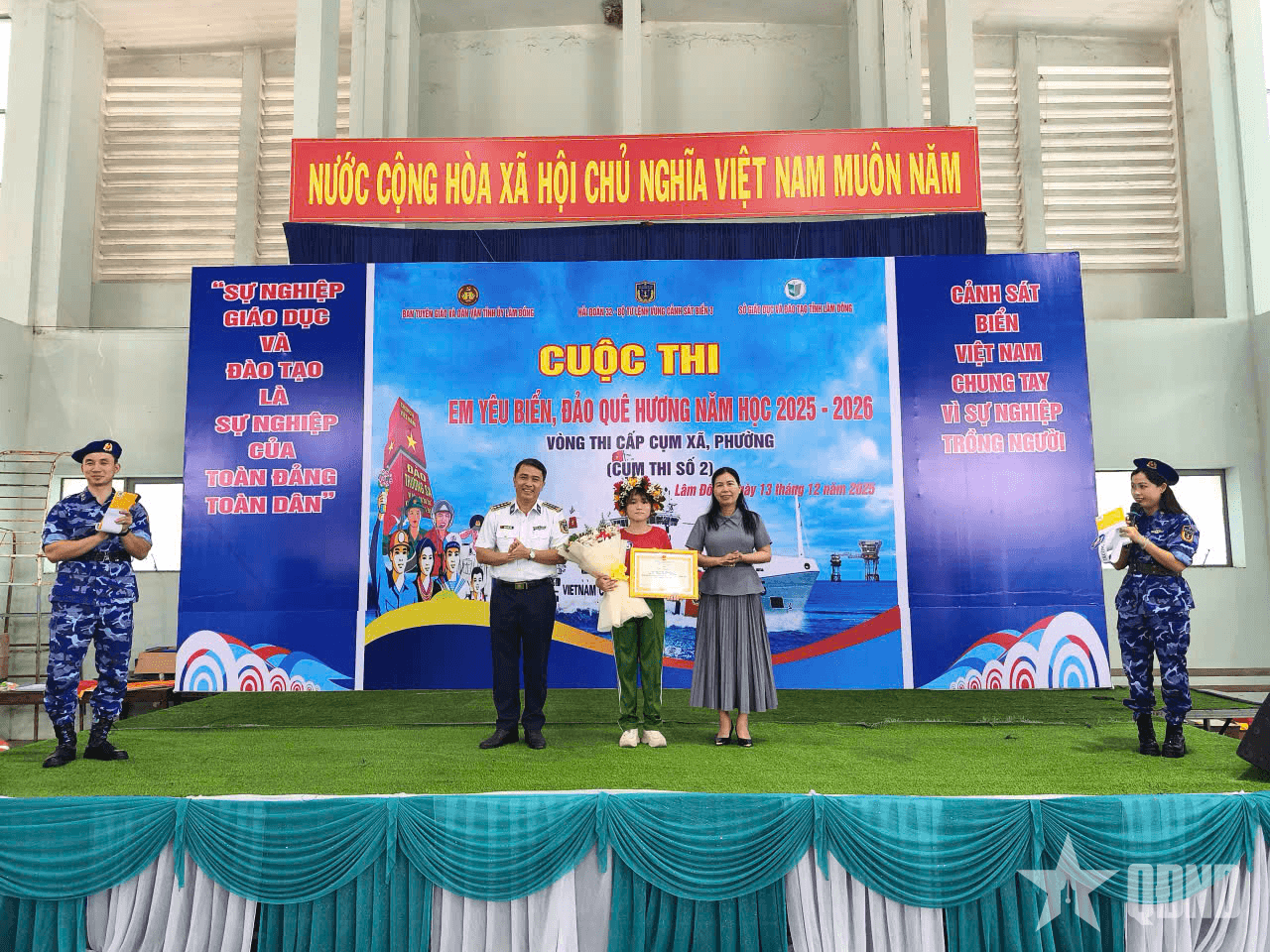 Hải đoàn 32 tổ chức cuộc thi “Em yêu biển, đảo quê hương” tại Lâm Đồng