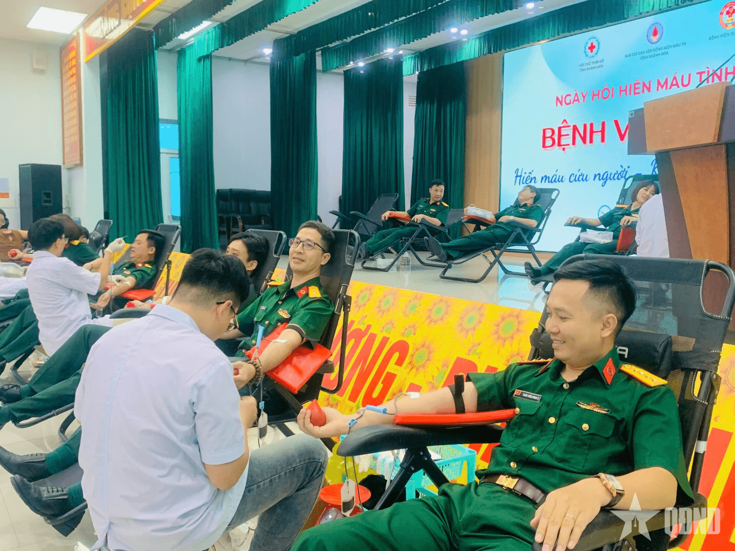 Bệnh viện Quân y 87 tham gia ngày hội hiến máu tình nguyện