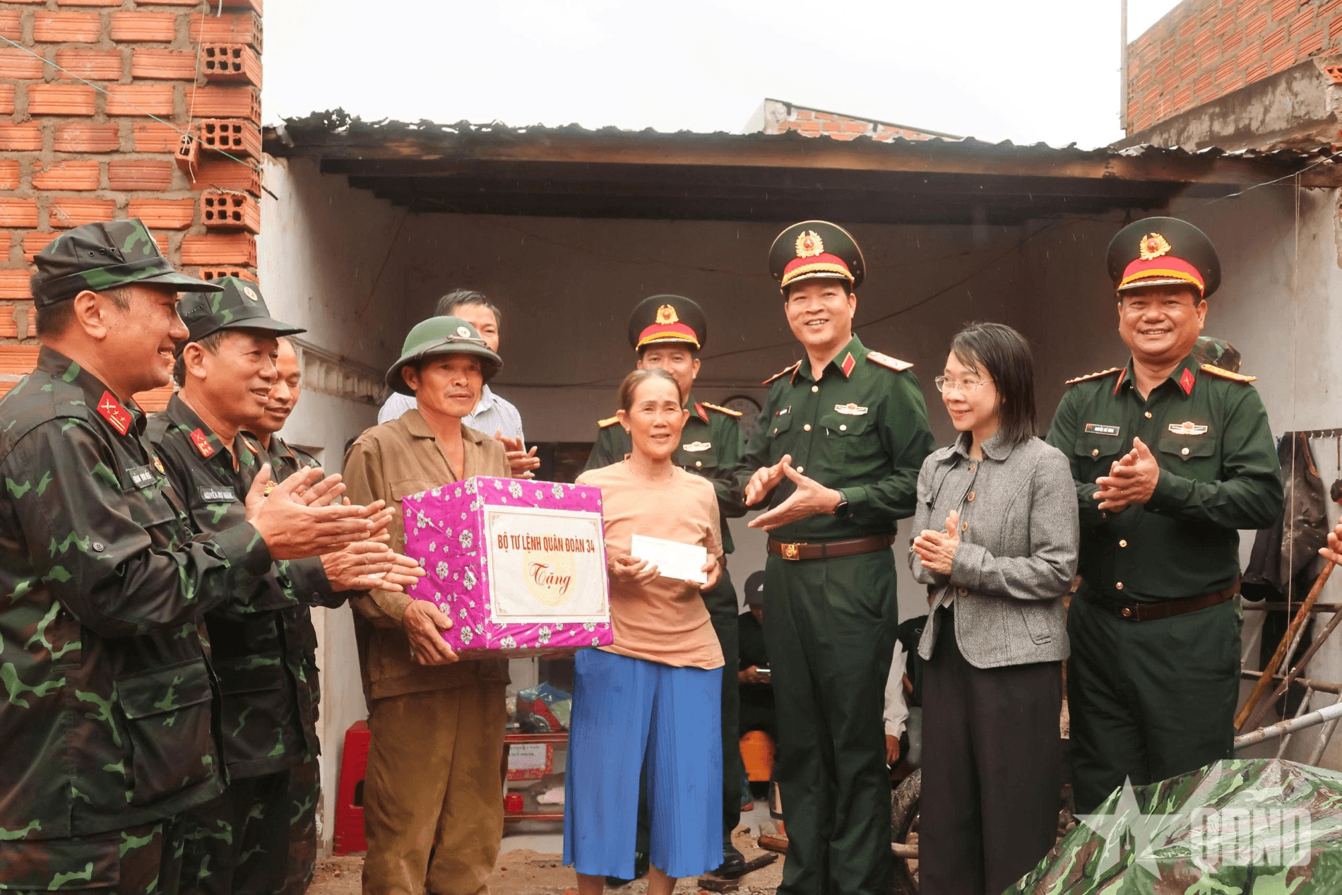 Quân đoàn 34 thăm cán bộ, chiến sĩ “Chiến dịch Quang Trung”
