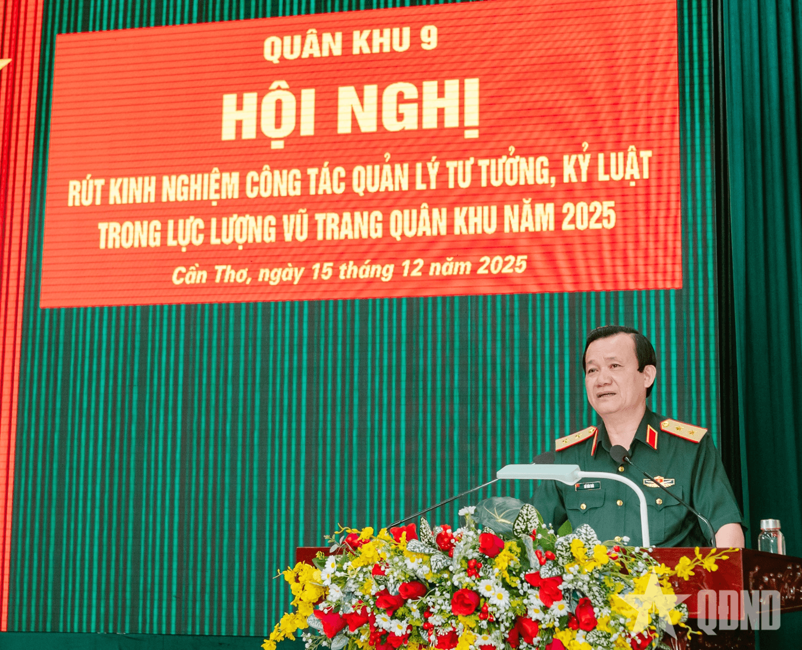 Quân khu 9: Công tác quản lý tư tưởng, kỷ luật có bước chuyển biến rõ rệt