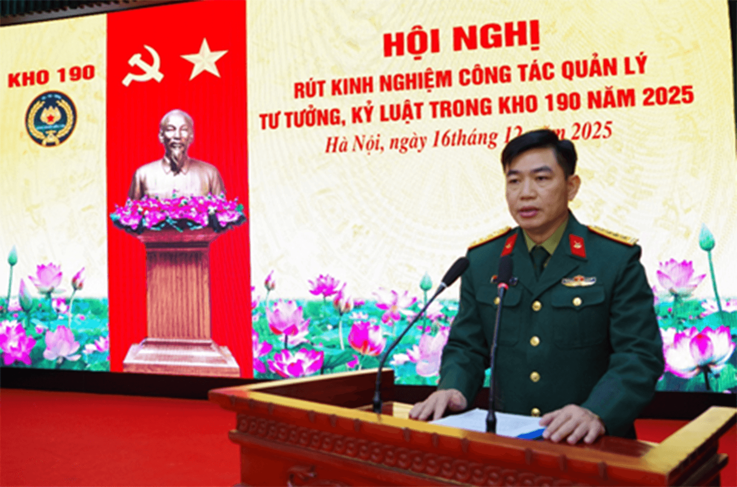 Kho 190, Cục Xăng dầu rút kinh nghiệm công tác quản lý tư tưởng, kỷ luật