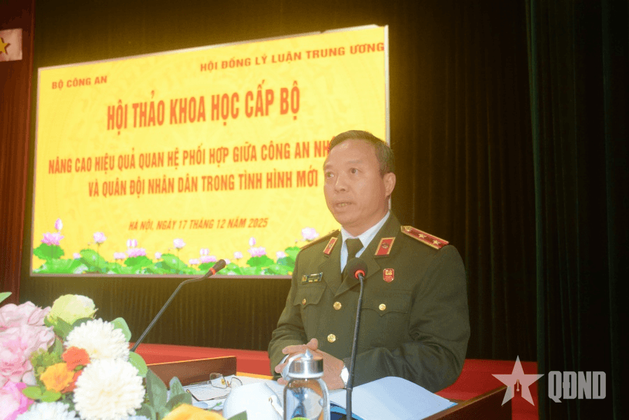 Nâng cao hiệu quả quan hệ phối hợp giữa Quân đội nhân dân và Công an nhân dân