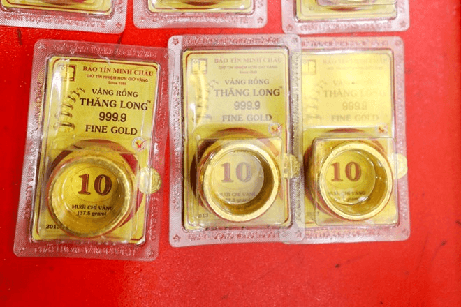 Giá vàng hôm nay (chiều 21-12): Vàng nhẫn Bảo Tín Minh Châu giảm nhẹ