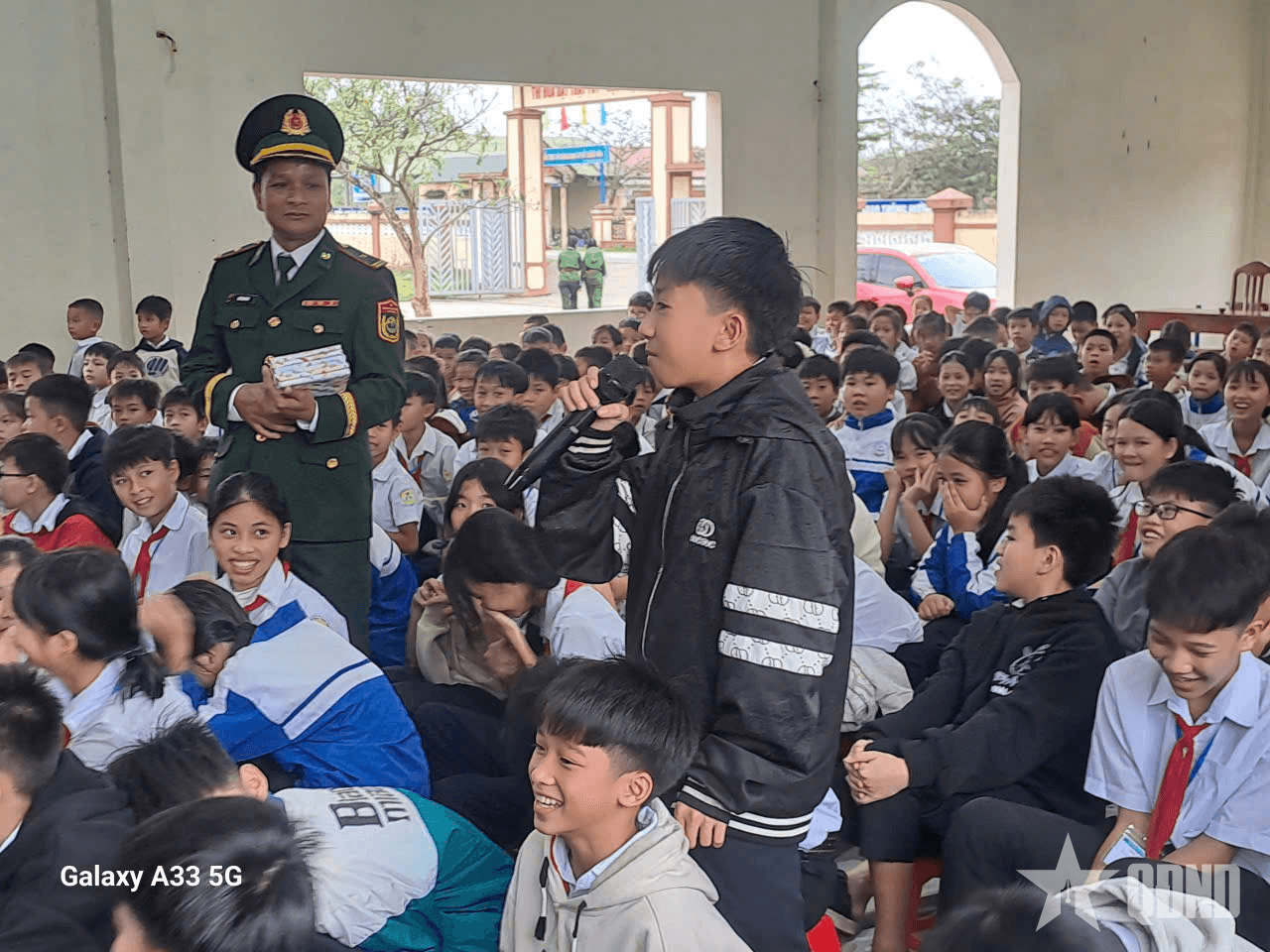 Đồn Biên phòng Triệu Vân tổ chức tuyên truyền về Quân đội nhân dân Việt Nam