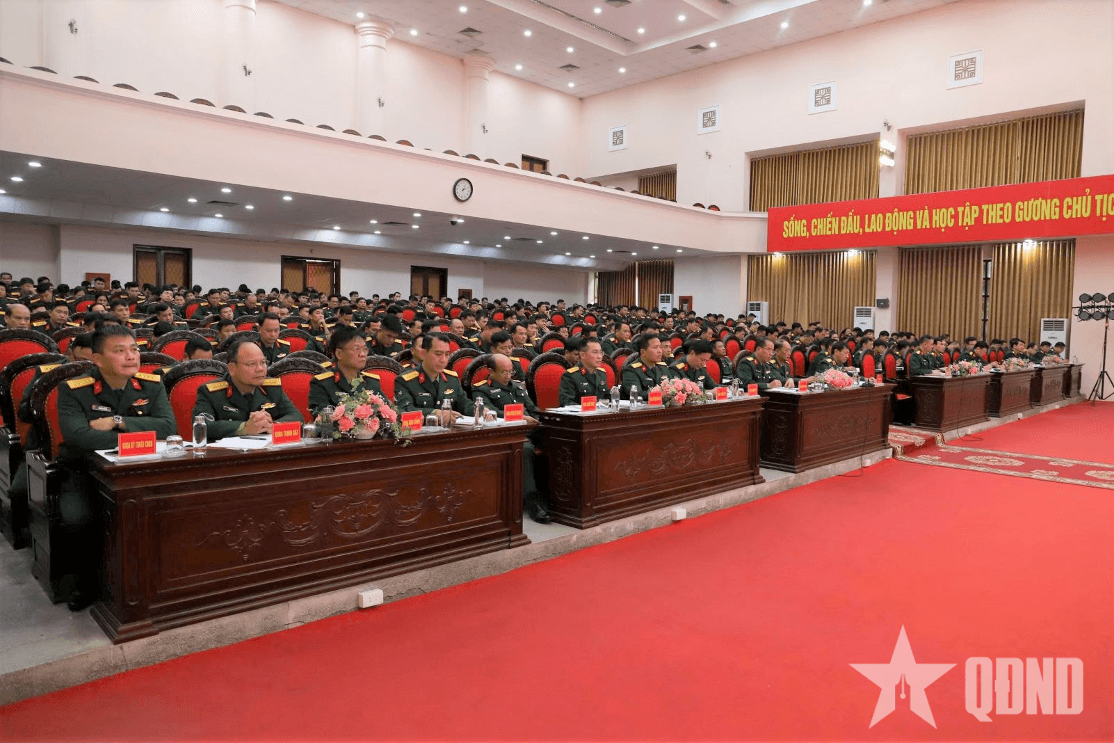 Trường Sĩ quan Lục quân 1 tổ chức Hội nghị rút kinh nghiệm công tác quản lý tư tưởng, kỷ luật