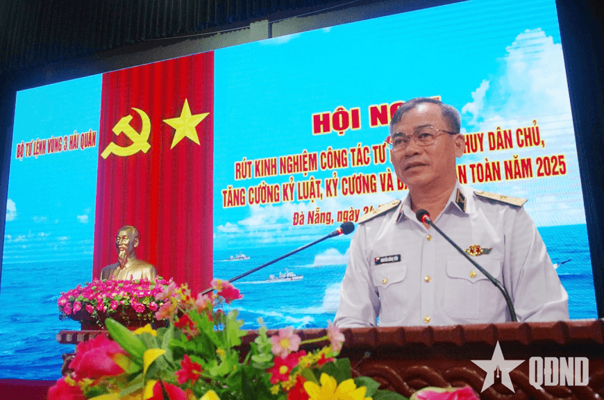 Vùng 3 Hải quân rút kinh nghiệm công tác tư tưởng, kỷ luật