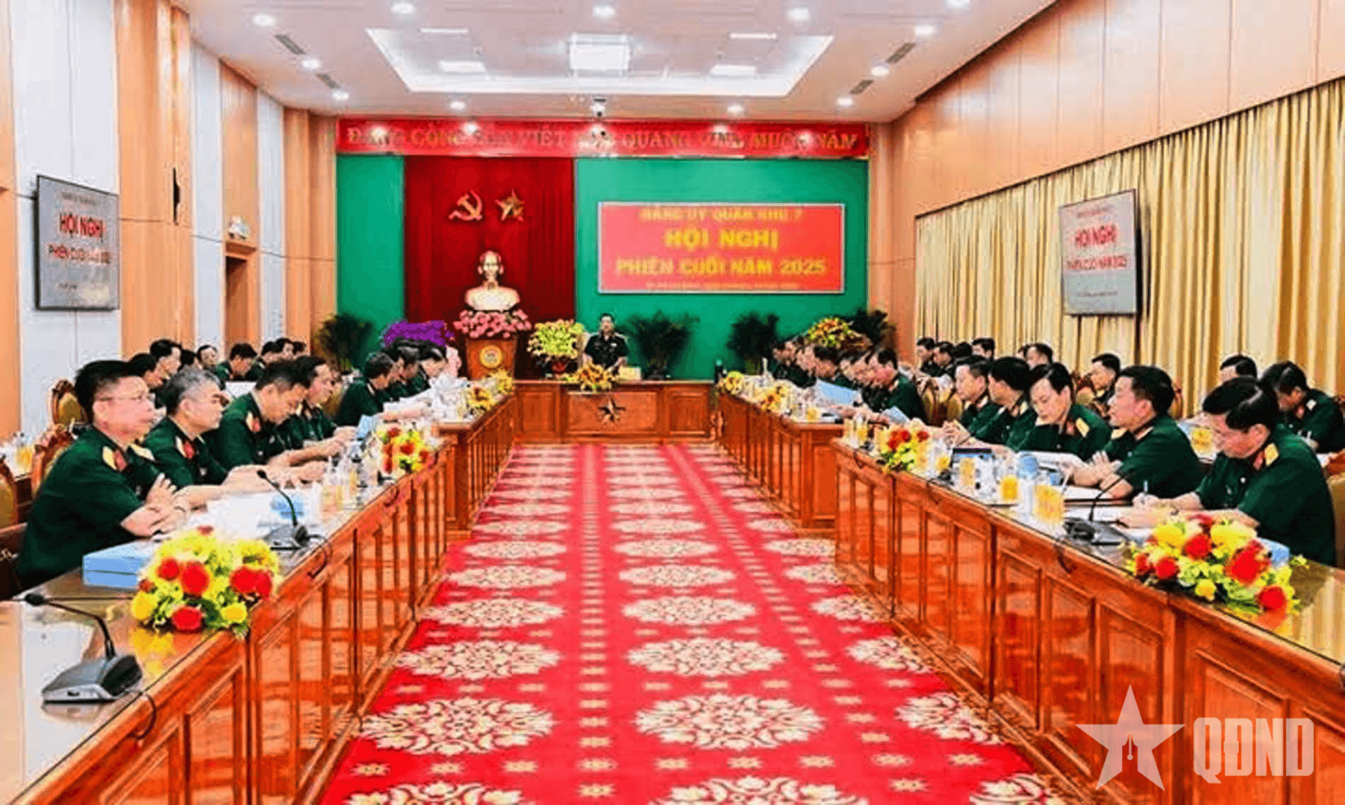 Đảng ủy Quân khu 7 tổ chức hội nghị phiên cuối năm