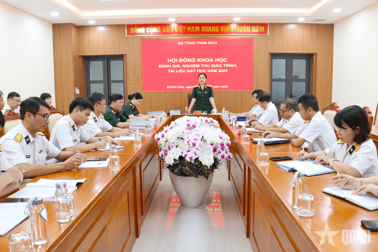 Bộ Tổng Tham mưu nghiệm thu kết quả biên soạn giáo trình, tài liệu