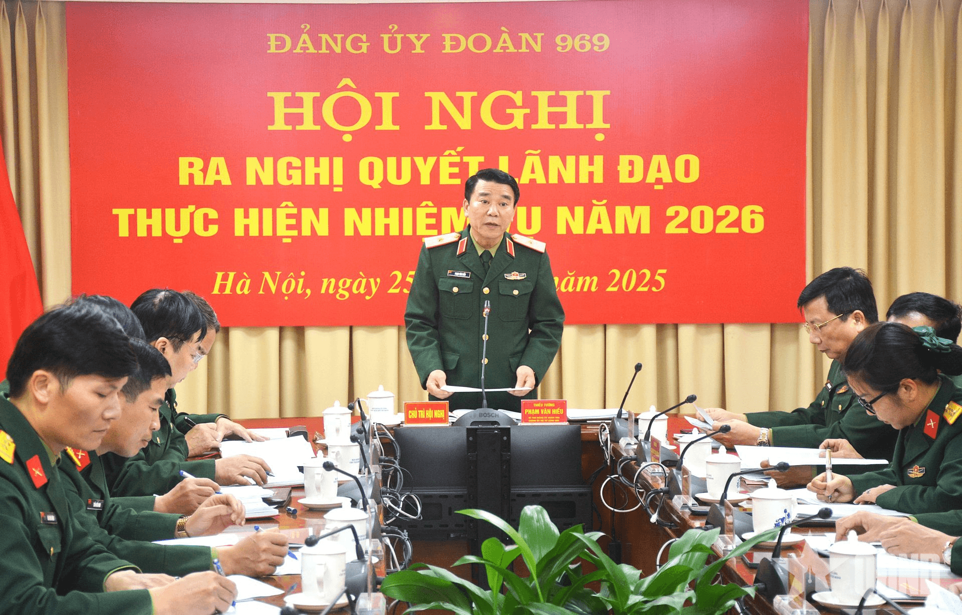 Đảng ủy Đoàn 969 ra nghị quyết lãnh đạo thực hiện nhiệm vụ năm 2026