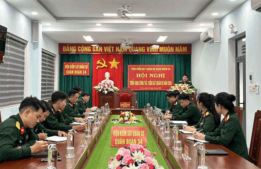 Viện kiểm sát quân sự Quân đoàn 34 sớm ổn định tổ chức, triển khai hiệu quả nhiệm vụ