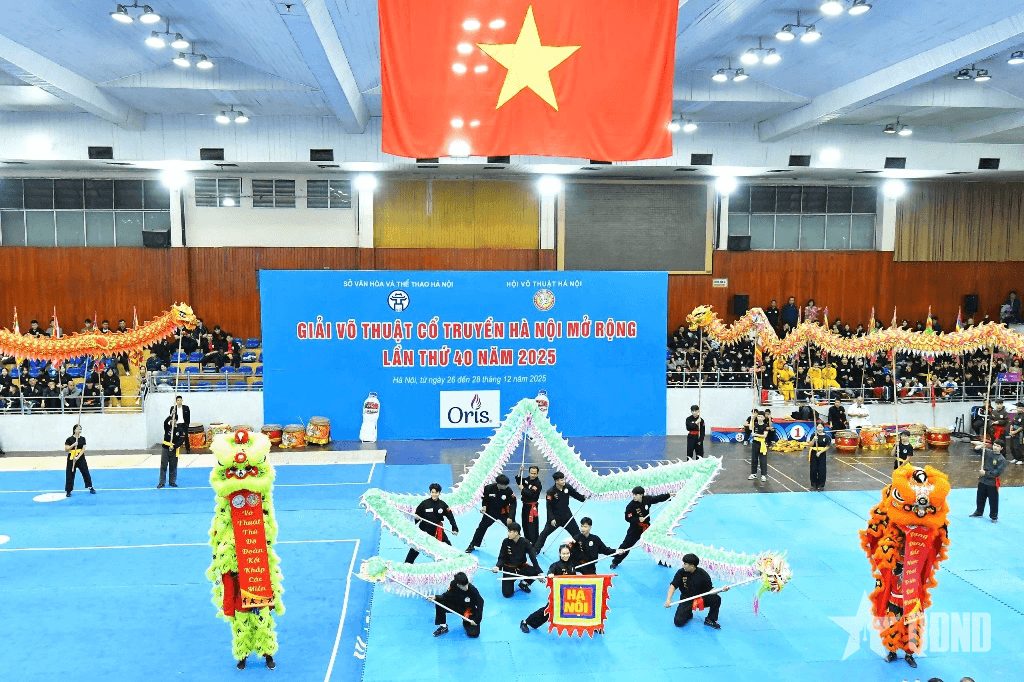 Khai mạc Giải Võ thuật cổ truyền Hà Nội mở rộng lần thứ 40 năm 2025