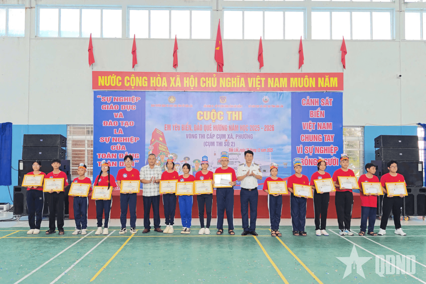 Đắk Lắk: 20 học sinh đoạt giải cuộc thi “Em yêu biển, đảo quê hương”