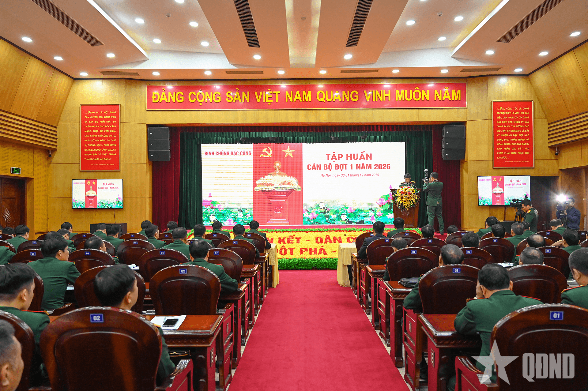 Binh chủng Đặc công tập huấn cán bộ đợt 1 năm 2026