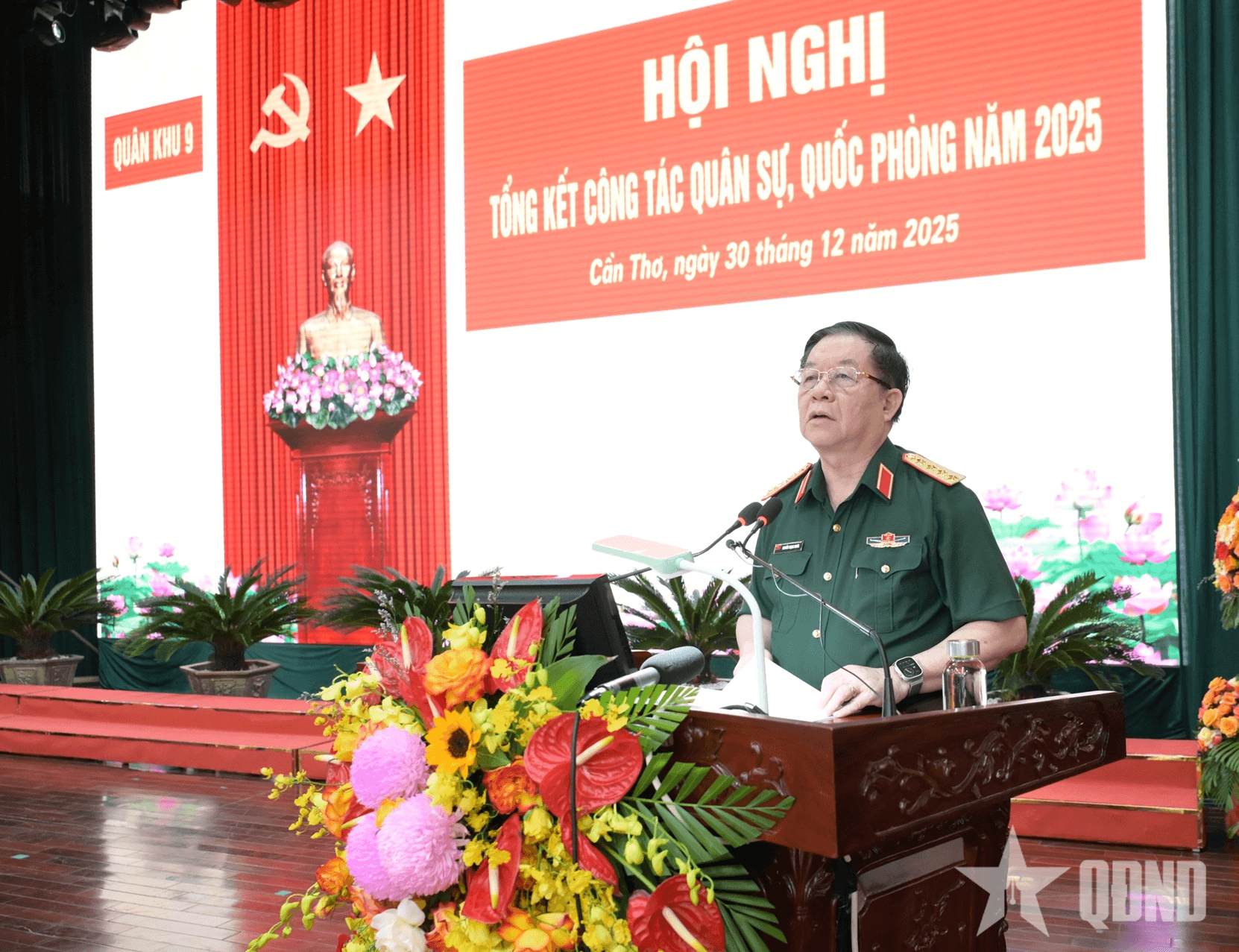Đại tướng Nguyễn Trọng Nghĩa: Quân khu 9 cần tiếp tục có những biện pháp quyết liệt, hiệu quả trong công tác quân sự, quốc phòng