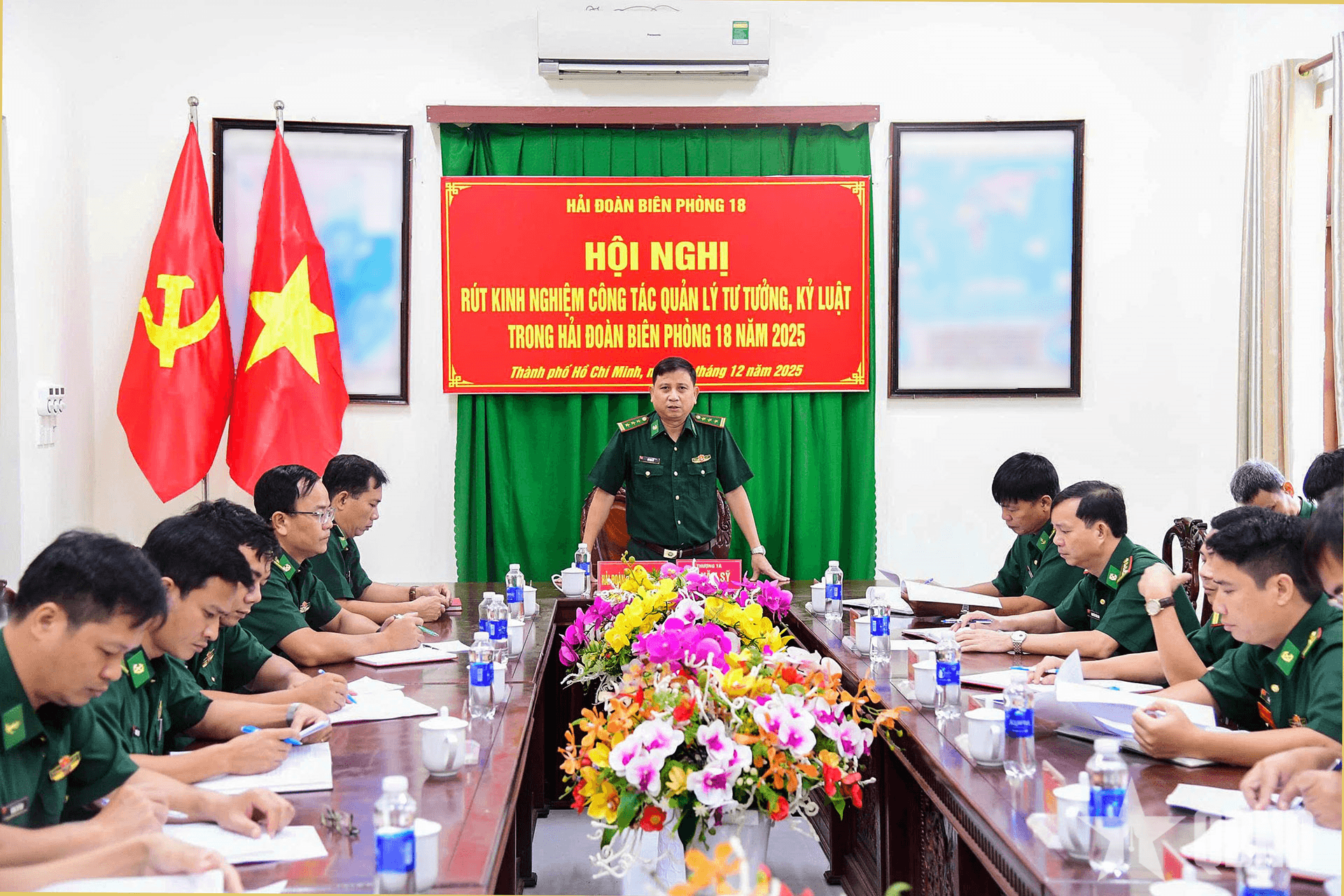 Hải đoàn Biên phòng 18 thực hiện tốt công tác quản lý tư tưởng, kỷ luật