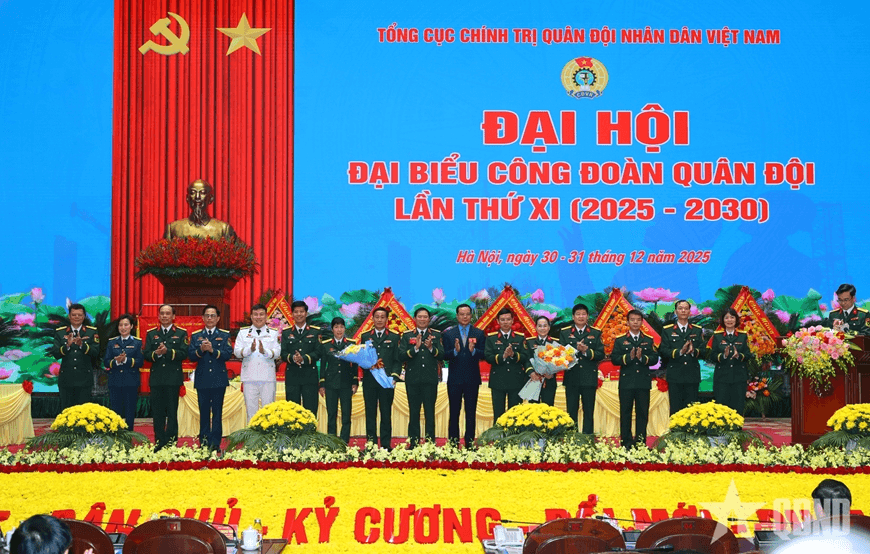 Đại hội đại biểu Công đoàn Quân đội lần thứ XI thành công tốt đẹp