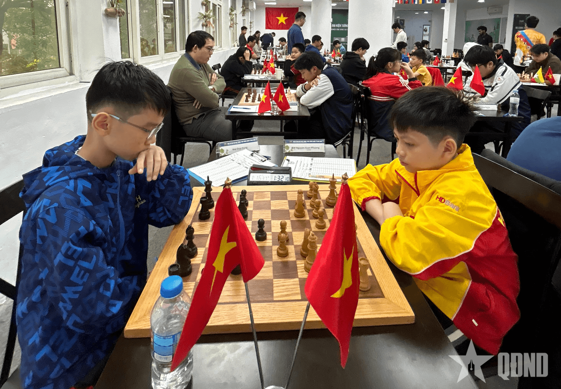 80 kỳ thủ từ 9 quốc gia tranh Giải cờ vua quốc tế Hà Nội 2026