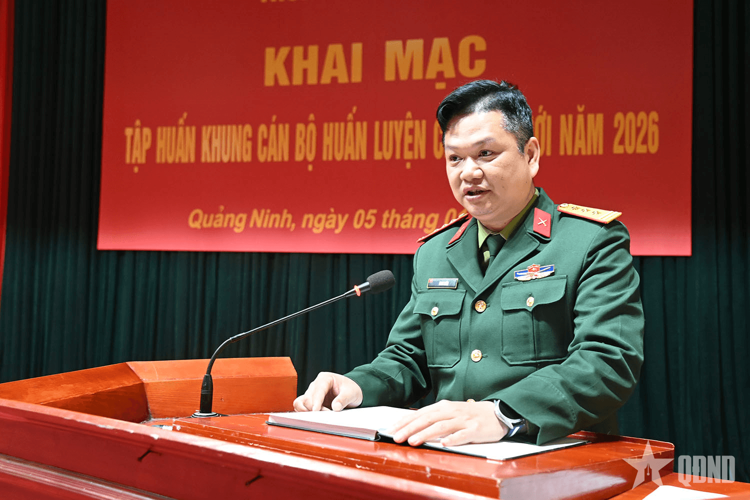 Trung đoàn 244 (Bộ CHQS tỉnh Quảng Ninh): Khai mạc tập huấn khung cán bộ huấn luyện chiến sĩ mới năm 2026