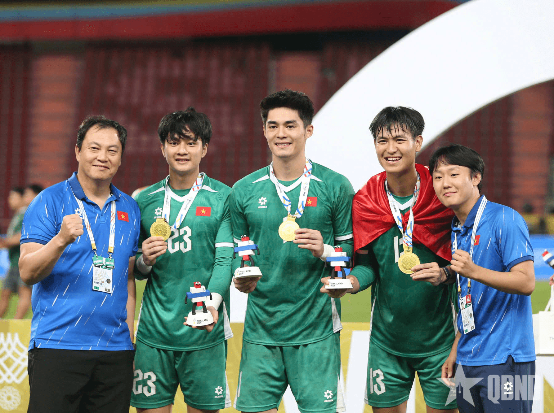 Cầu thủ U23 Việt Nam và Thái Lan thấp bé nhất vòng chung kết châu Á