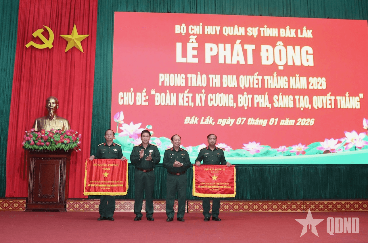 Bộ CHQS tỉnh Đắk Lắk thi đua xây dựng “quân nhân số”