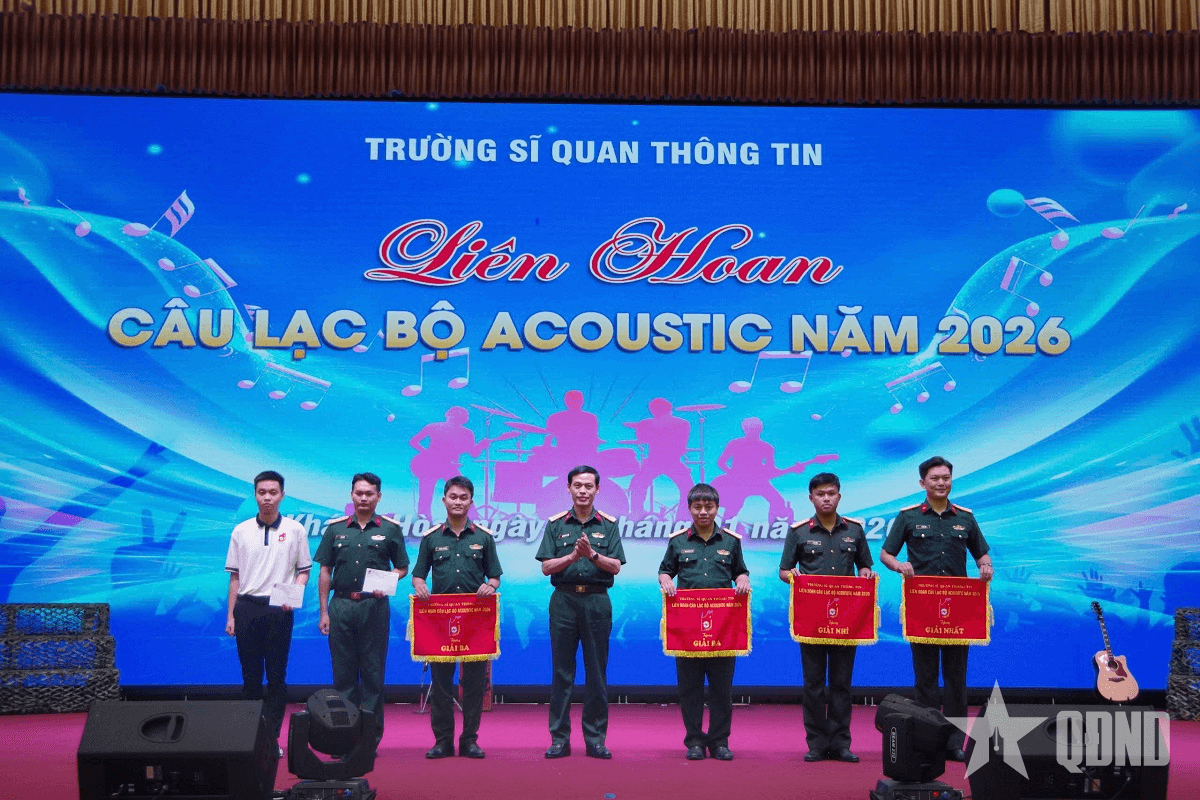 Trường Sĩ quan Thông tin: Sôi nổi liên hoan Câu lạc bộ Acoustic năm 2026