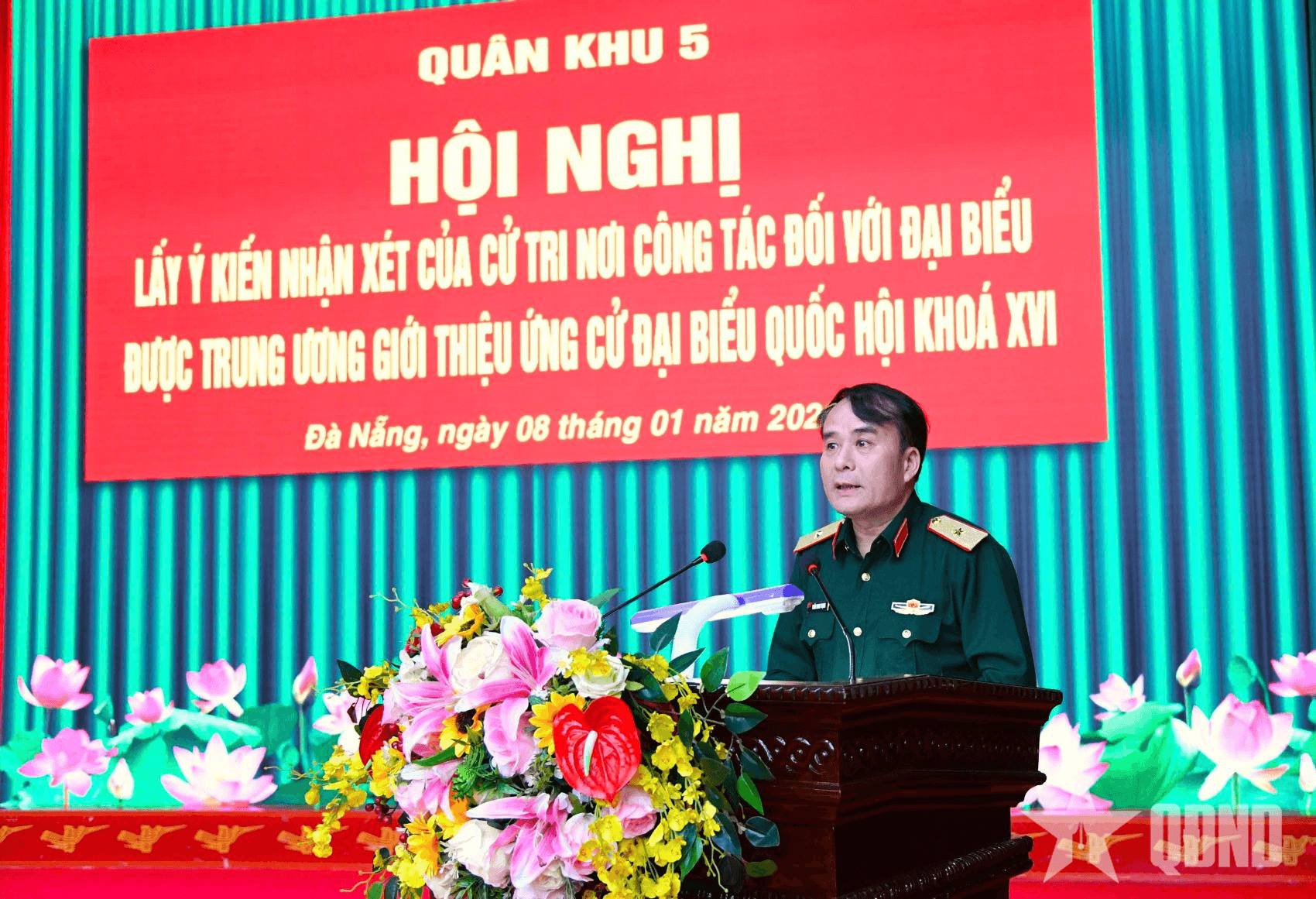 Quân khu 5 giới thiệu Thiếu tướng Trần Minh Trọng ứng cử đại biểu Quốc hội khóa XVI
