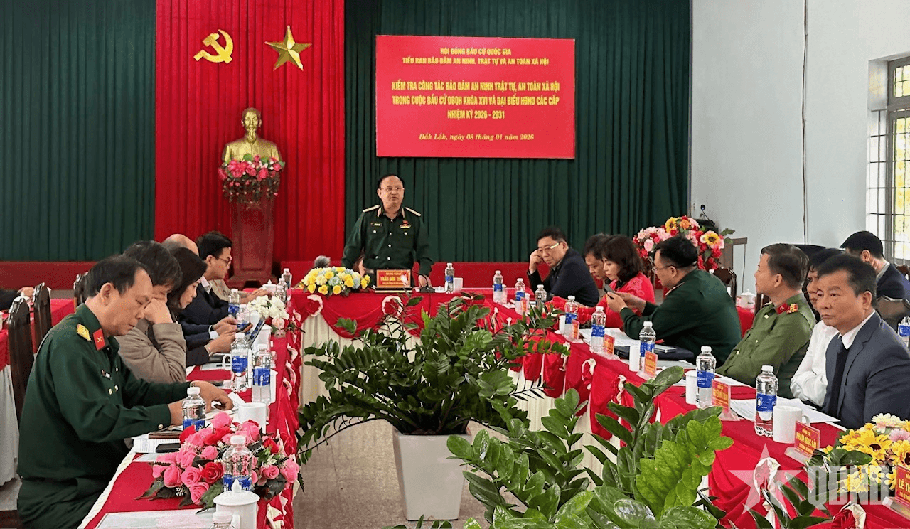 Bảo đảm an ninh, trật tự phục vụ bầu cử đại biểu Quốc hội tại Đắk Lắk