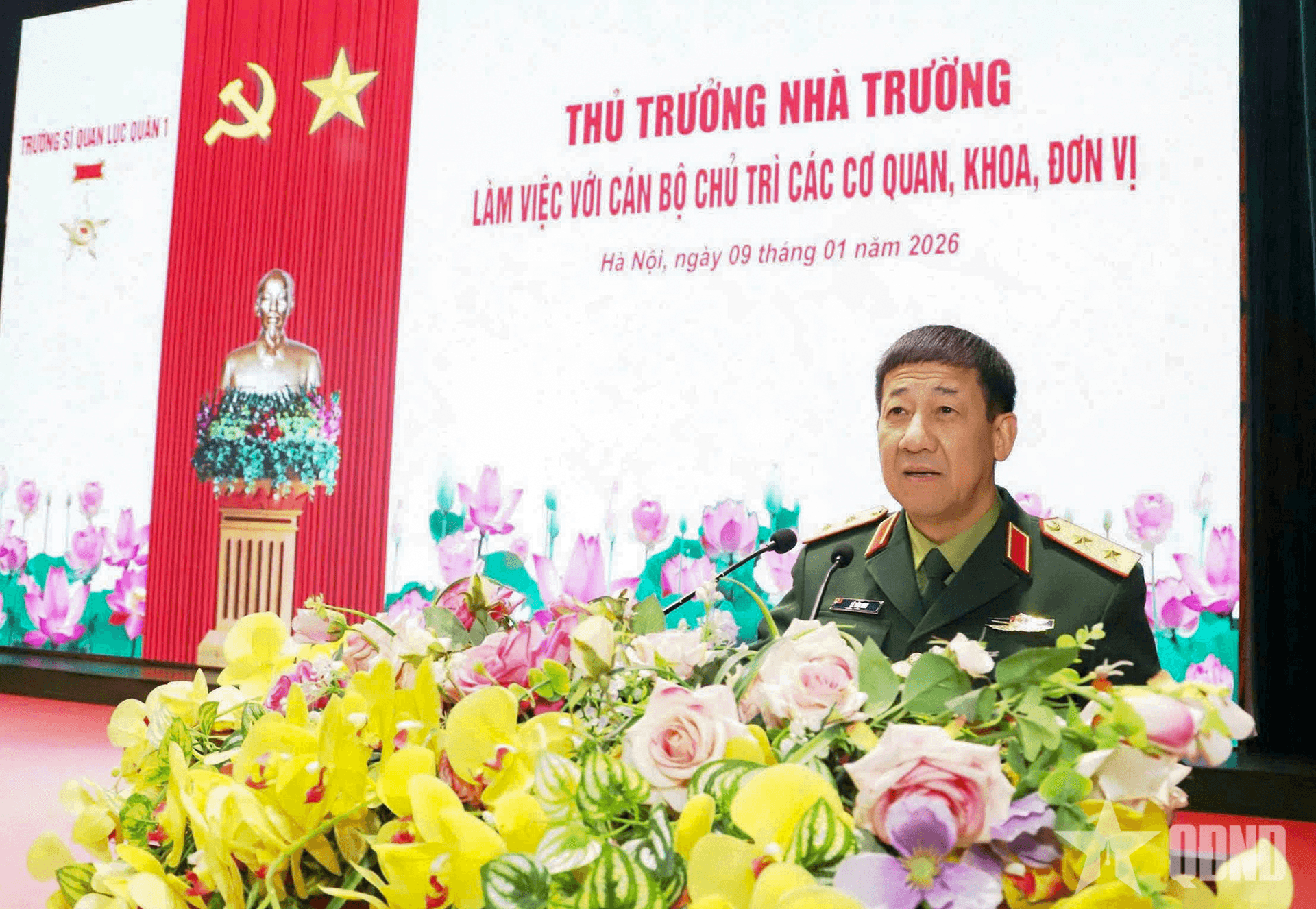 Trường Sĩ quan Lục quân 1 bảo đảm tốt điều kiện thực tập cho học viên