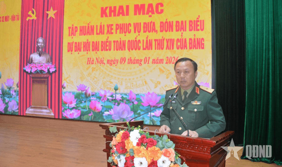 Tập huấn lái xe phục vụ Đại hội XIV của Đảng