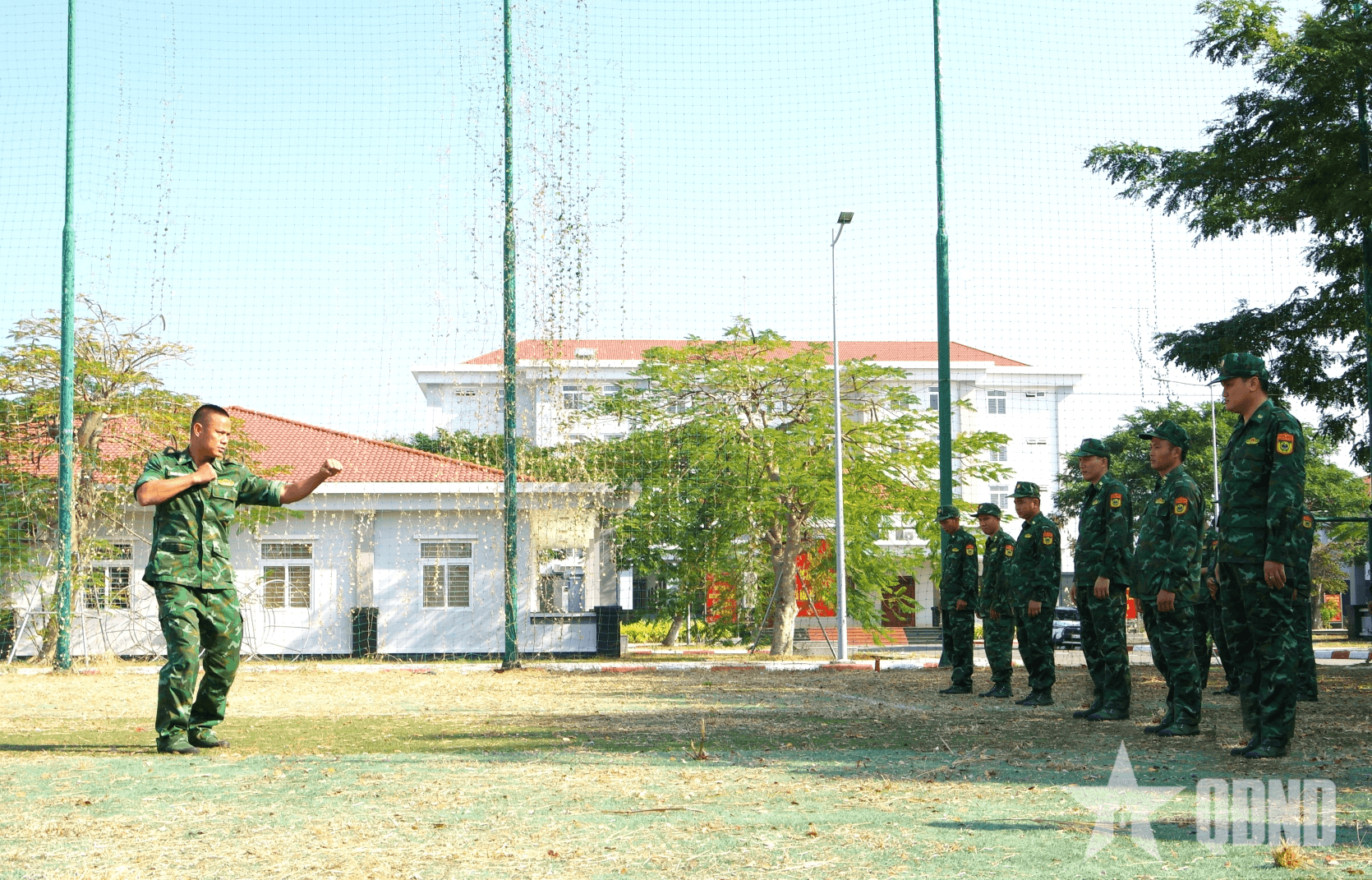 Bộ đội Biên phòng TP Hồ Chí Minh luyện võ chiến đấu tay không