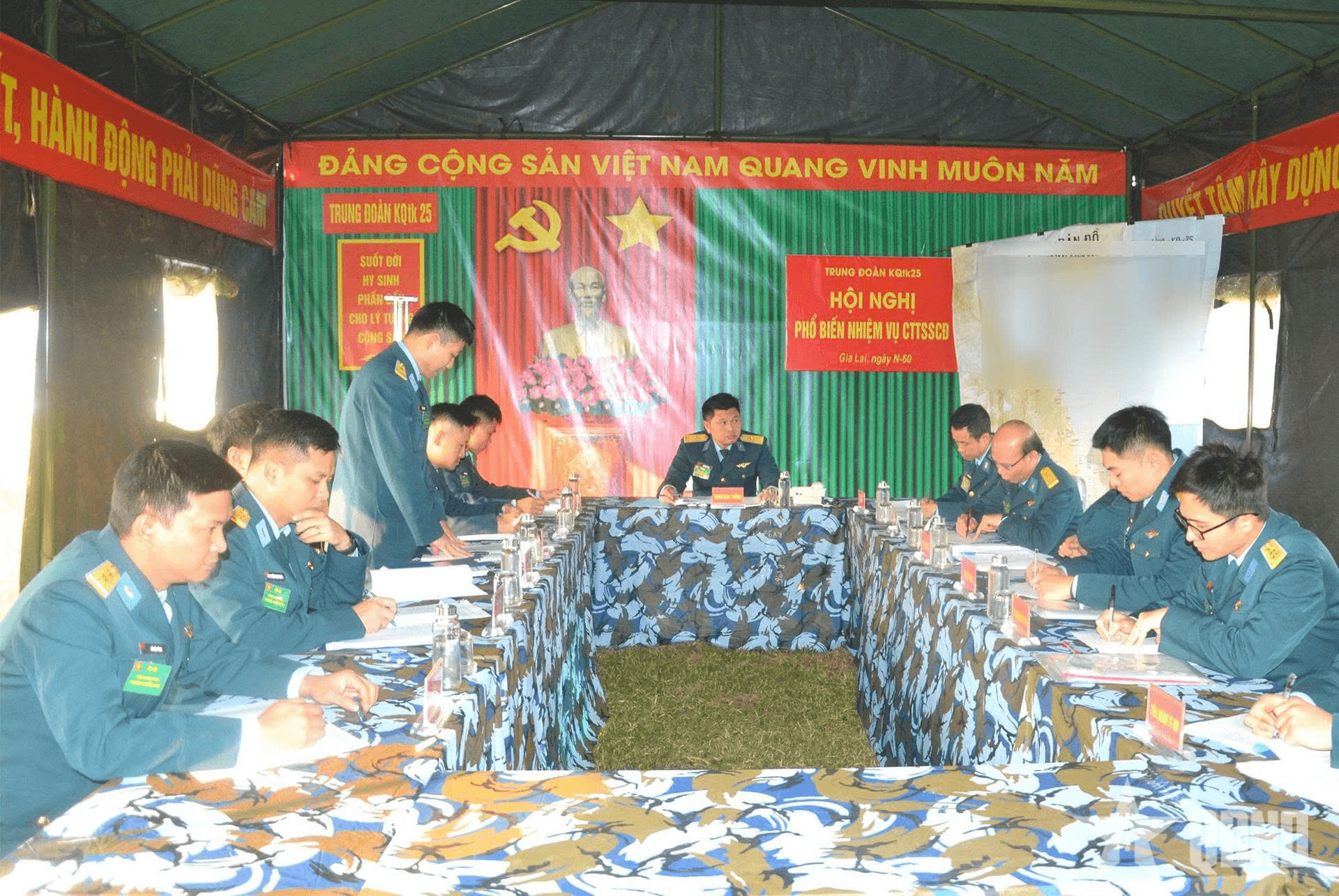 Học viện Phòng không - Không quân tổ chức diễn tập cho các đối tượng học viên